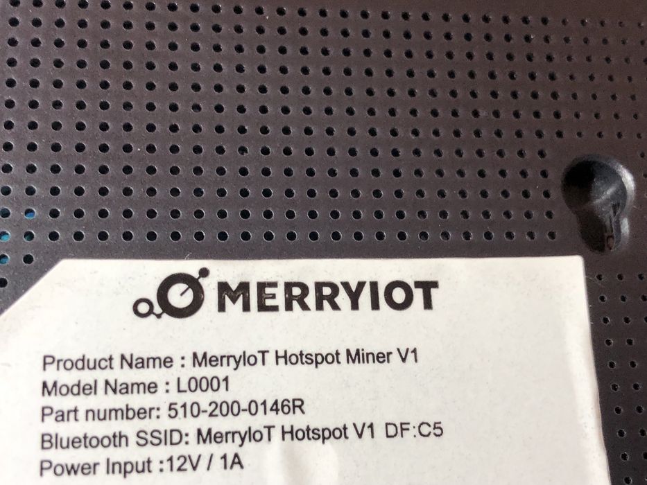 Helium miner Browan Merryiot HNT