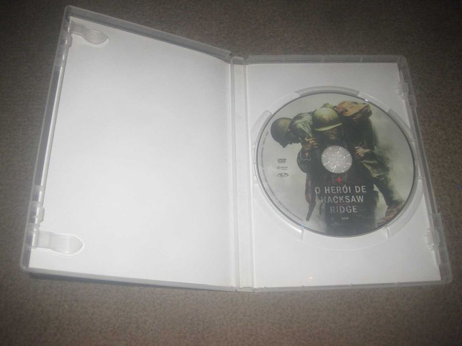 DVD "O Herói de Hacksaw Ridge" com Andrew Garfield