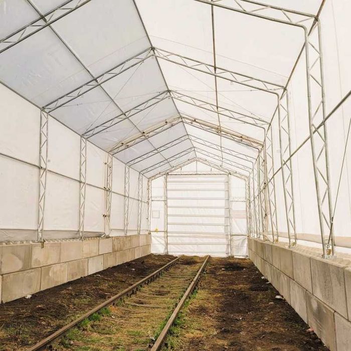 Garaż przenośny hala namiotowa namiot hangar na kampera 6x12x5 m