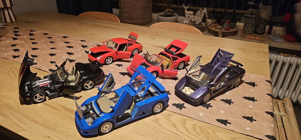 Modele aut Ferrari,Lamborghini,Porsche 1:18, 1:24