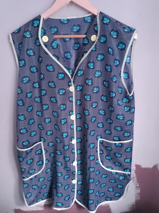 Fartuszek kuchenny dla Babci niebieski