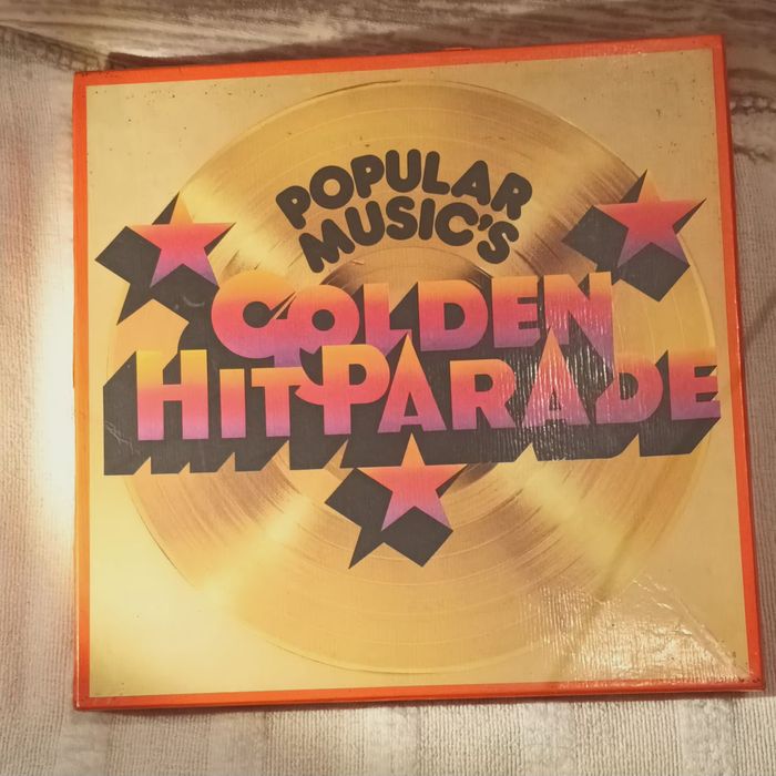 Coleção 8 discos vinil vintage Golden Hit Parade