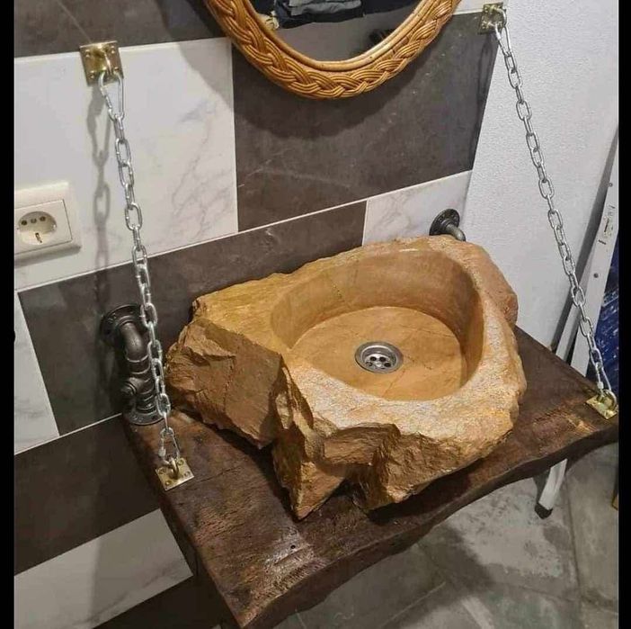 Lavatórios rústicos