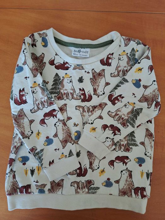 Bluza, sweter, spodnie chłopięce 86/92