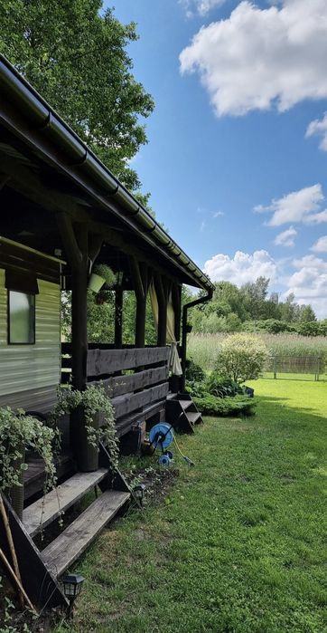 Domek nad wodą przy Parku Biebrzańskim