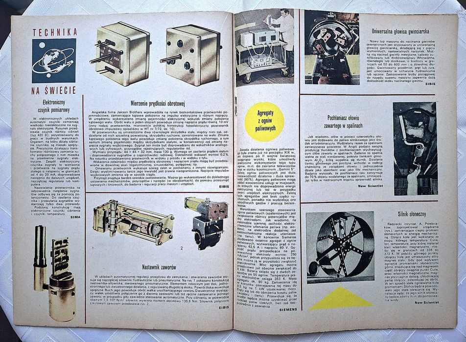 Horyzonty Techniki Nr.4 , 1973r,  miesięcznik naukowo-techniczny, PRL
