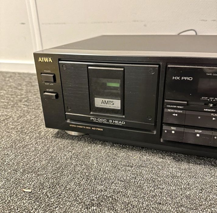 Aiwa AD-F800 Legendarny Deck 3-Head Dual Capstan Głowice PC-OCC magnetofon bdb Okazja!