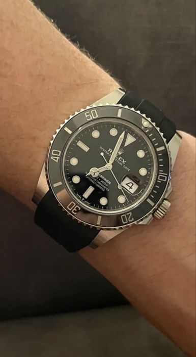 Pasek gumowy RubberB do Rolex Submariner,GMT,Yacht,Explorer,Datejust