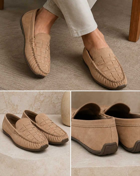 Кожаные лоферы мокасины мужские NEXT Forever Comfort, р. 39,5/40