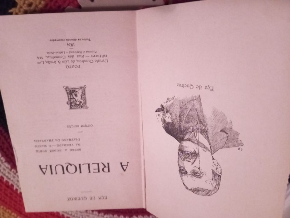 Eça de Queiroz -A relíquia (edição de 1924)