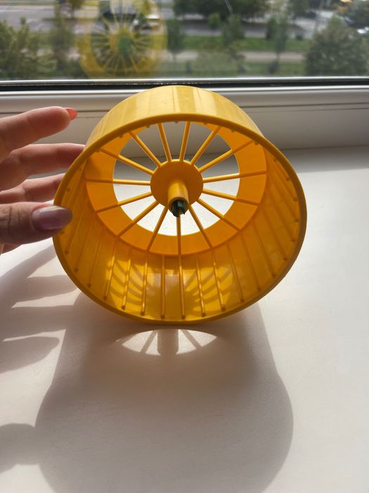 Колесо для гризунів + ванночка + тирса