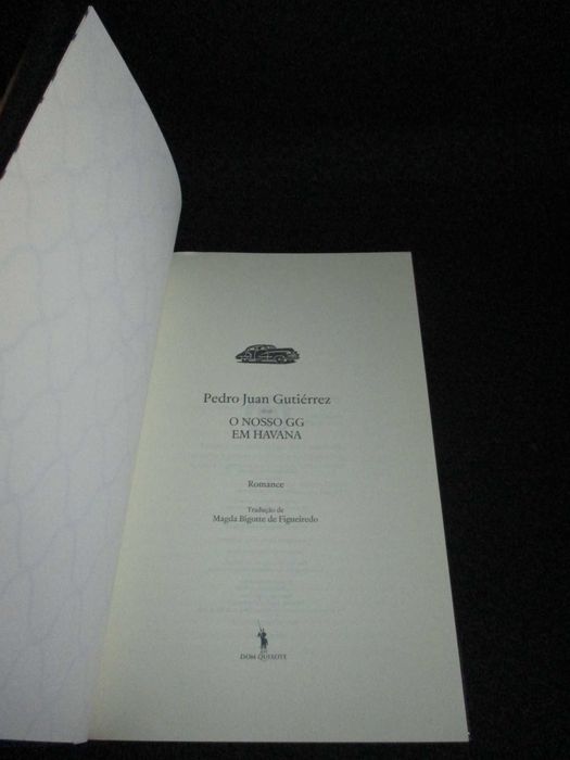 Livro O nosso GG em Havana Pedro Juan Gutiérrez