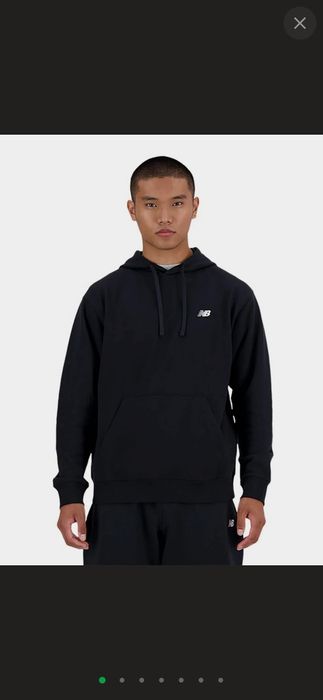 Худі чоловіче New Balance Small Logo original XL Чорне