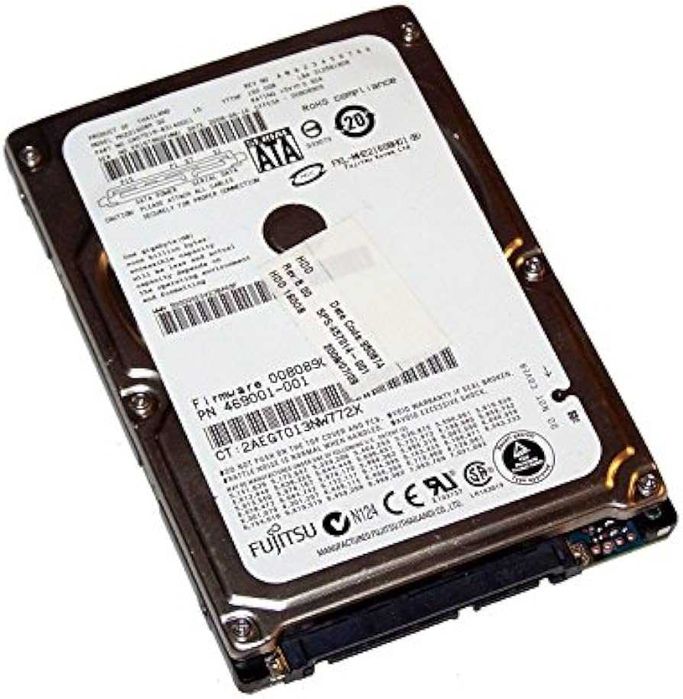 Fujitsu HDD 160 GB, 2.5", 5400 RPM, SATA64740314209538121