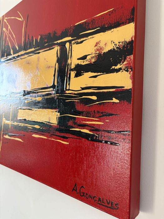 Tela Abstrata 120x50cm
