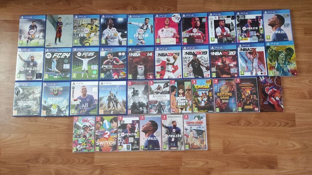 Jogos PlayStation 4, switch e Xbox One