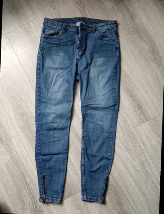 Spodnie XL jeansowe damskie 3+3 GRATIS