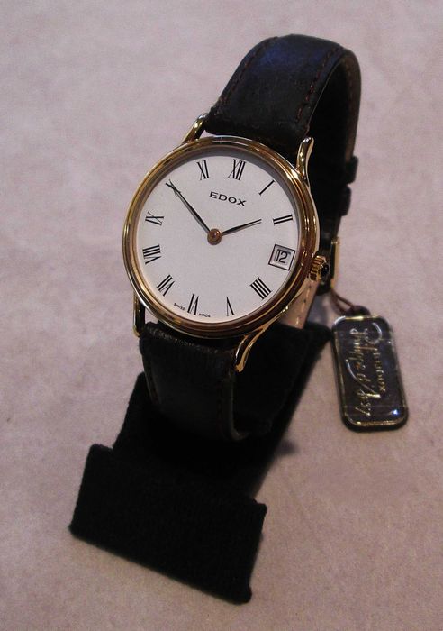 1980 Antigo Relógio de Pulso EDOX c/ Mov. Mecânico - NOVO Stock Antigo