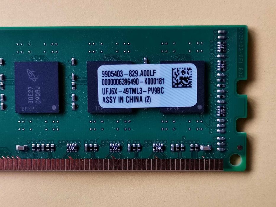 DDR3 8GB KingSton 12800 L -Komputer