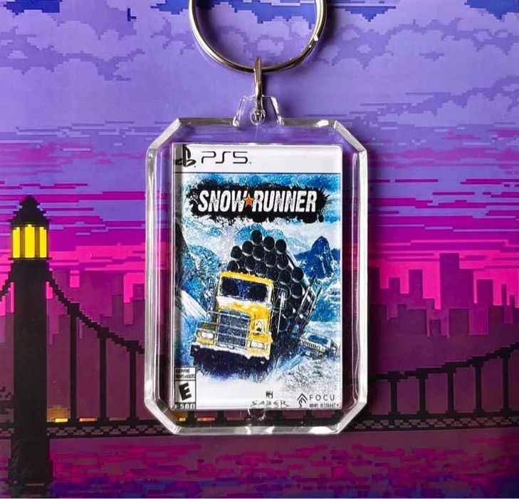 Brelok SnowRunner - mini okładka gry PS5