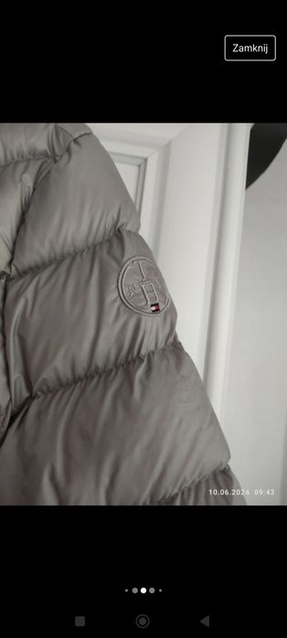 Kurtka płaszcz puchowy Tommy Hilfiger