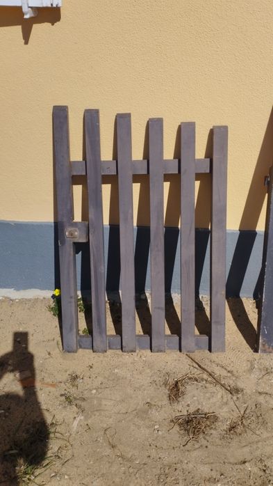 Portão garagem + entrada de ferro galvanizado