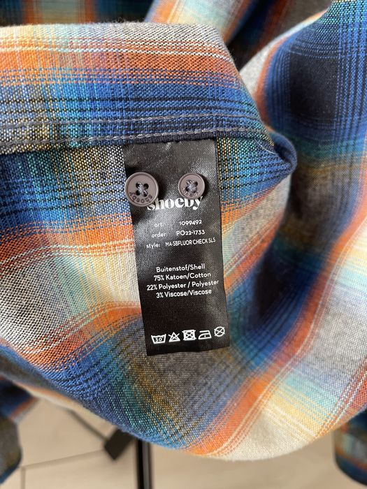 Стильна тепла чоловіча сорочка в новому стані на L-XL