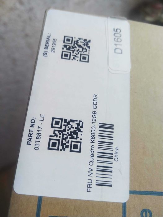 Професійна карта NVIDIA Quadro K6000-12GB, нова, Київ