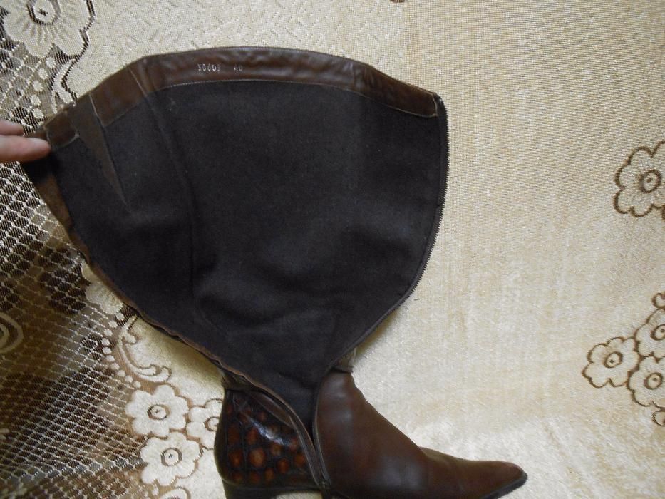Сапоги женские, Италия, «Angela Falconi», 40р-р, б/у