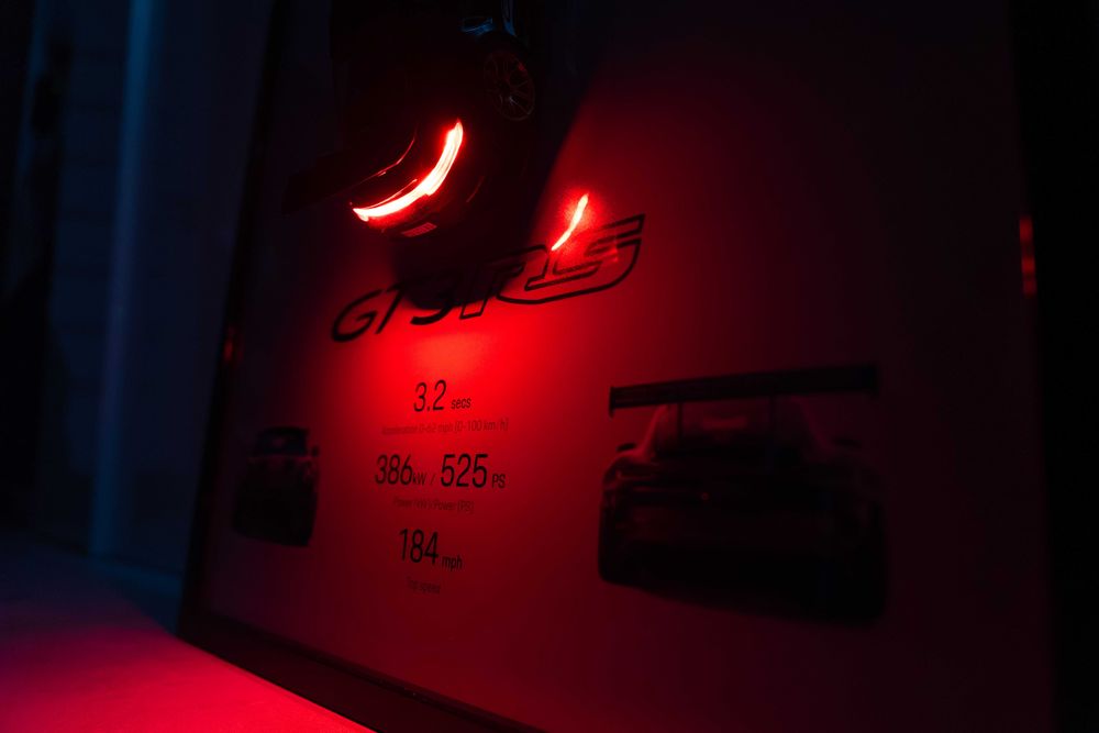 Obraz Plakat Porsche 911 GT3 RS Podświetlany
