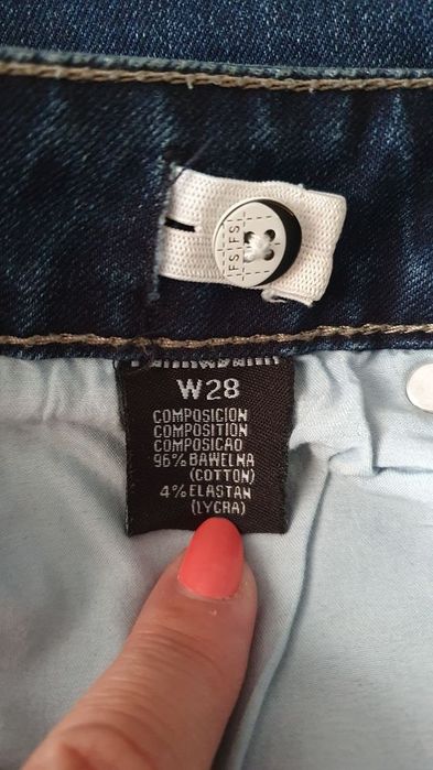 młodzieżowe dżinsy elastyczne rozm M