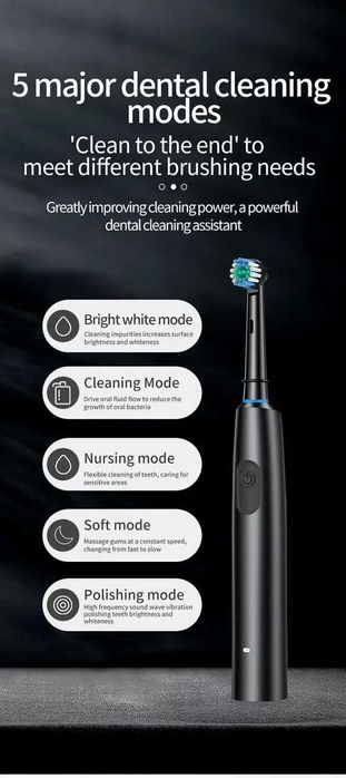 Електрична зубна щітка Deep Clean электрическая зубная щетка