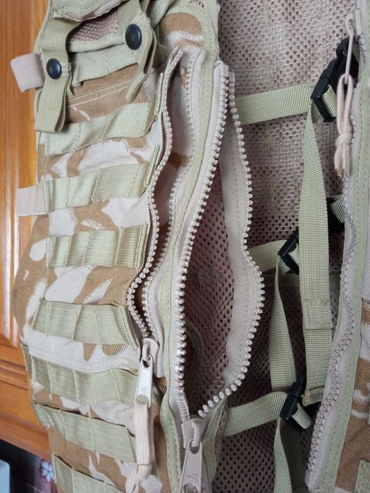 Colete táctico molle militar Exército Britânico para airsoft ou caça