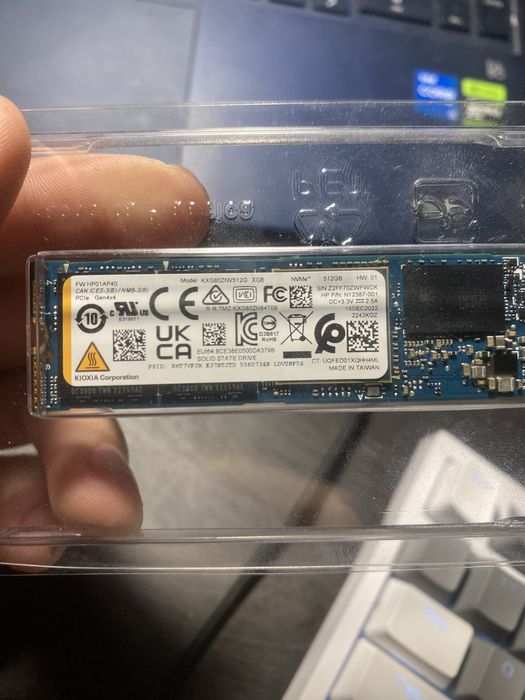 SSD M.2 NVMe Kioxia XG8 512GB (PCIe Gen4 x4)