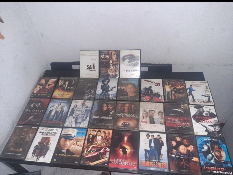 27 filmes em cd/dvd
