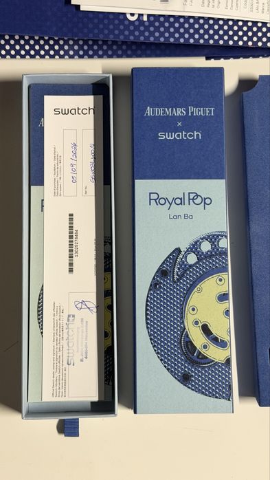 Swatch × Audemars Piguet AP Bioceramic Royal Pop Savonnette Lan Ba