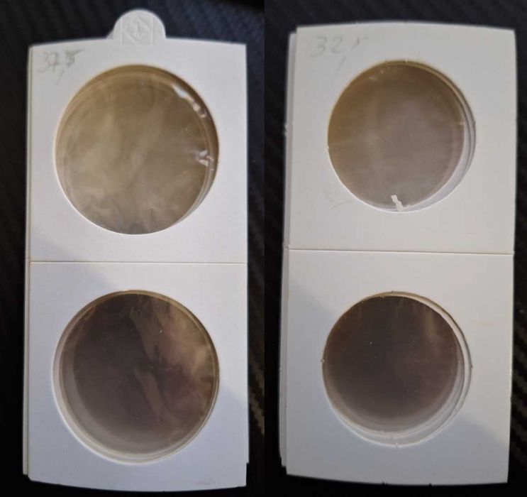 Álbuns de Moedas + Folhas Plásticas + Separadores + Alvéolos