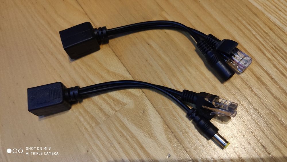 РОЕ сплитер + инжектор для LAN кабеля