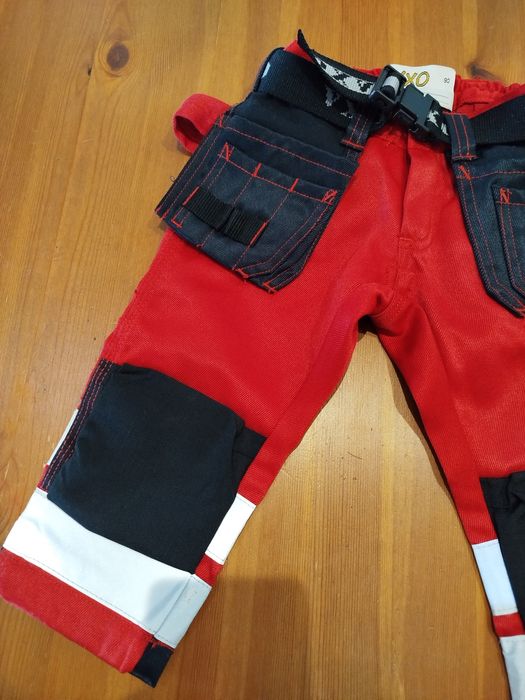 Spodnie odblaskowe robocze dla chłopca roz.92