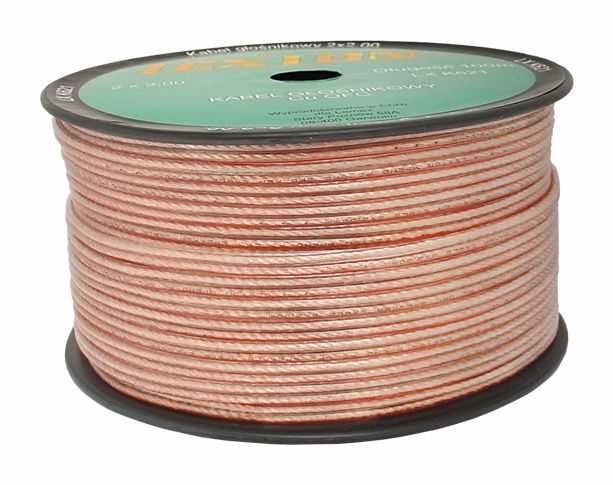 kabel głośnikowy Lexton 2x2,5 mm2 CU OFC