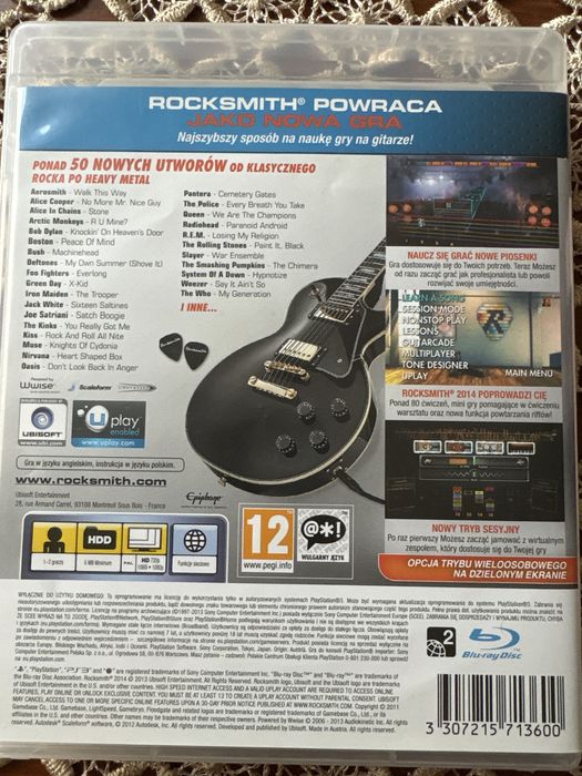 Rocksmith all - new 2014 edition-nauka gry na gitarze - gra na ps
