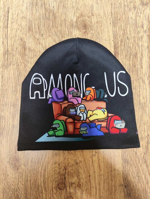 Шапка дитяча сублiмацiя+флiс для хлопчика Амонг Ас.