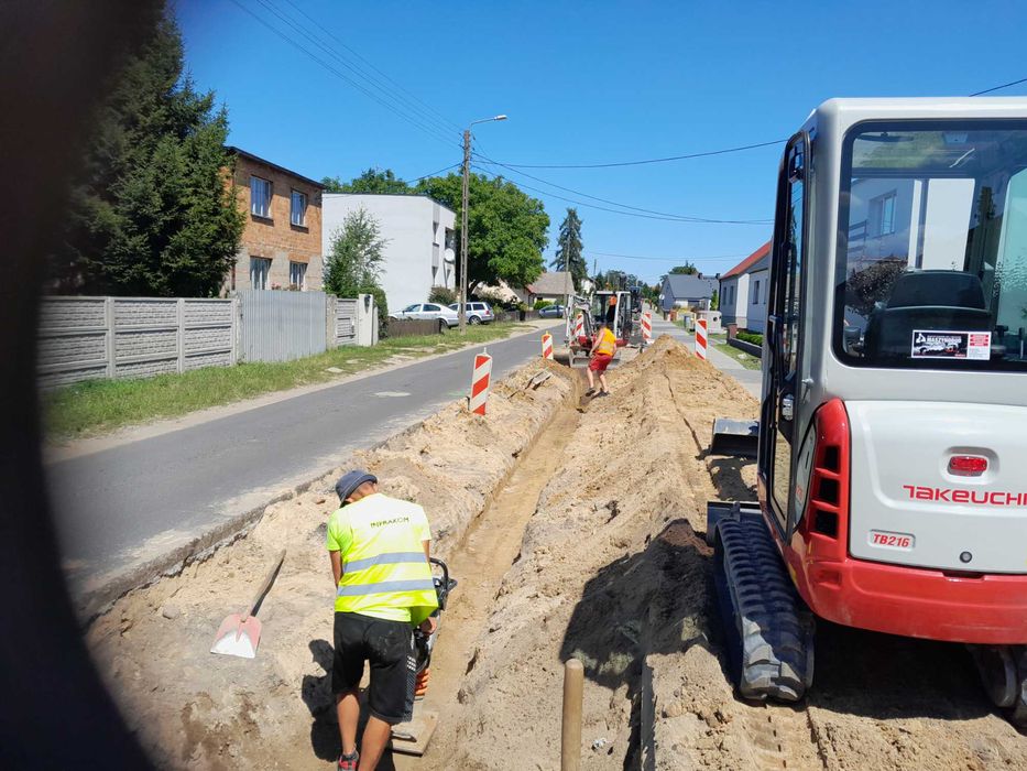 usługi minikoparką