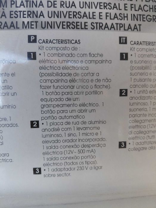 Audio porteiro novo.