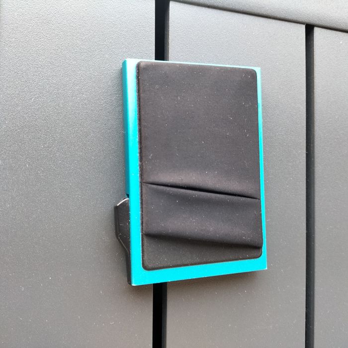 Porta cartões em liga de alumínio