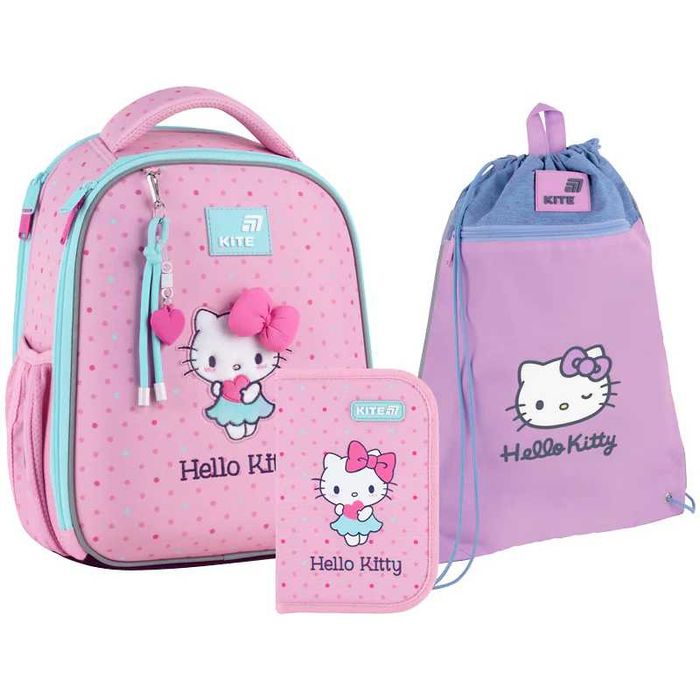 Рюкзак шкільний каркасний Kite Education Hello Kitty HK26-555S-1
