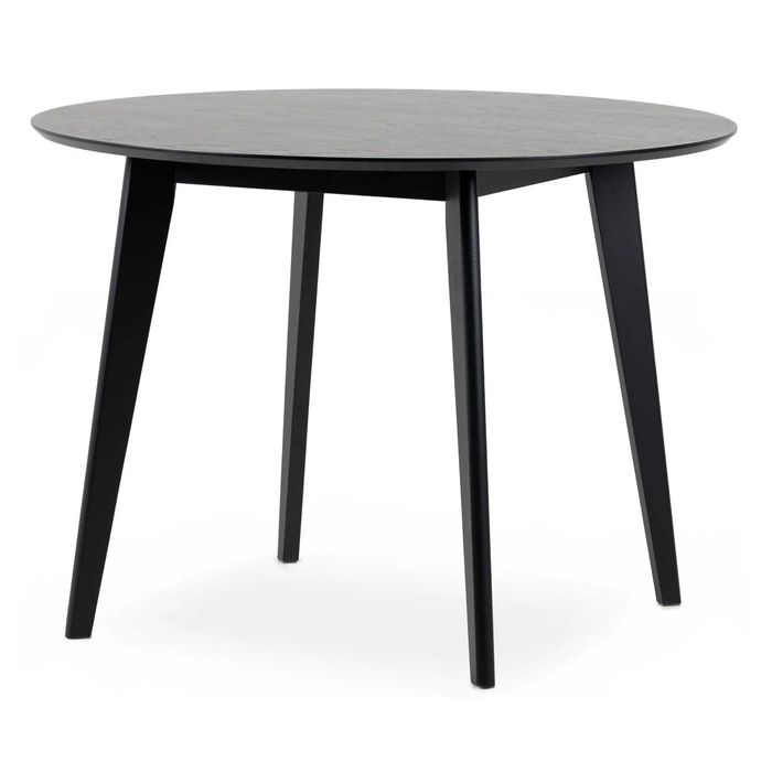 ZZ2647 - Stół okrągły do jadalni 105 cm Roxby czarny