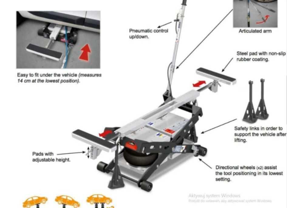 Podnośnik samochodowy mobilny Spot Lift Pro 2500kg