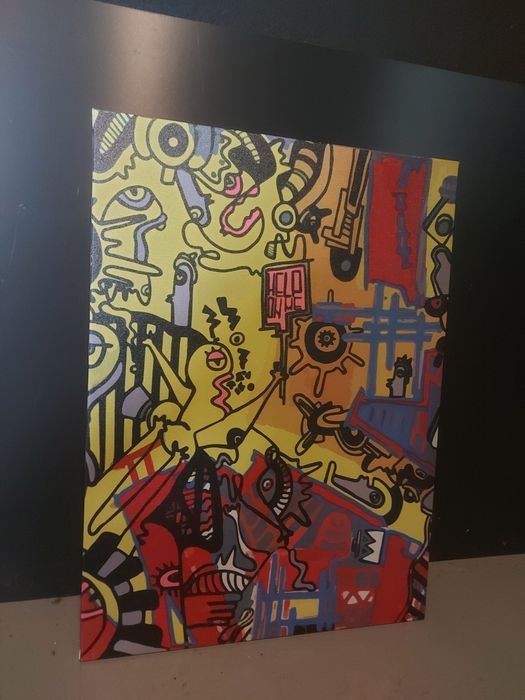 Serigrafia 65,5x88cm - Januário Jano - Arte de Rua