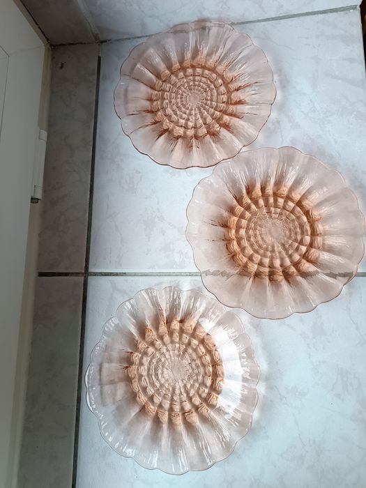 Talerze deserowe Cora Ząbkowice 3 szt.